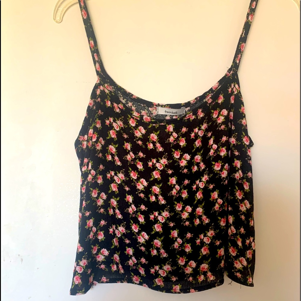 Floral crop top